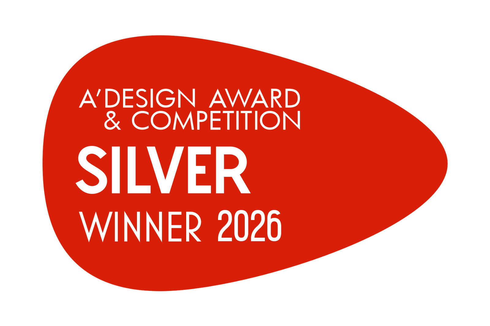 Selo Silver A' Design Award Winner 2026